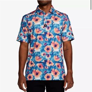 Rare & RetiredBad Birdie Colorful Floral Polo #66